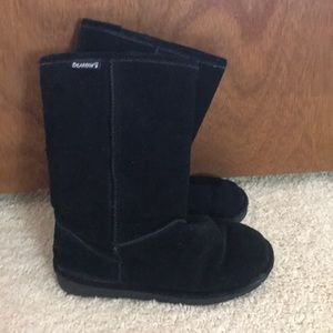 BearPaw Black Boots Size 6